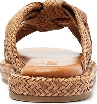 Women's Kali Braided Flat Sandals - Cuoio Brown - Size 8.5 - Image 4