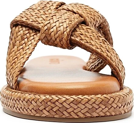 Women's Kali Braided Flat Sandals - Cuoio Brown - Size 8.5 - Image 7