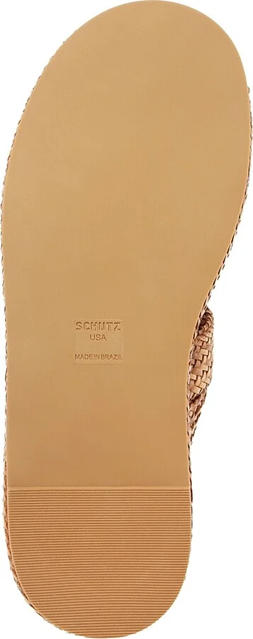 Women's Kali Braided Flat Sandals - Cuoio Brown - Size 8.5 - Image 8