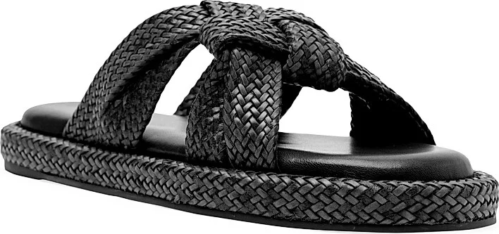 Women's Kali Braided Flat Sandals - Cuoio Brown - Size 8.5 - Image 9