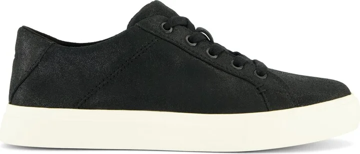 Womens Kameron Lace-Up Sneaker Metallic Suede