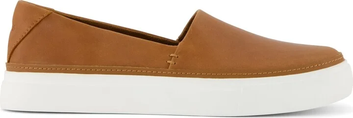 Womens Kameron Slip On Sneaker Brown Sugar Leather
