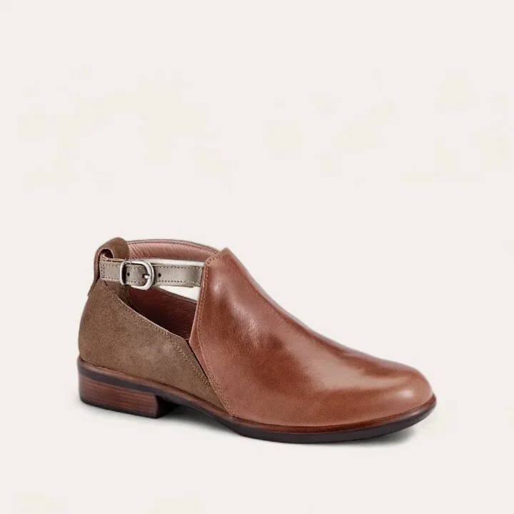 Women's Kamsin Boots - Medium In Maple/antique Brown