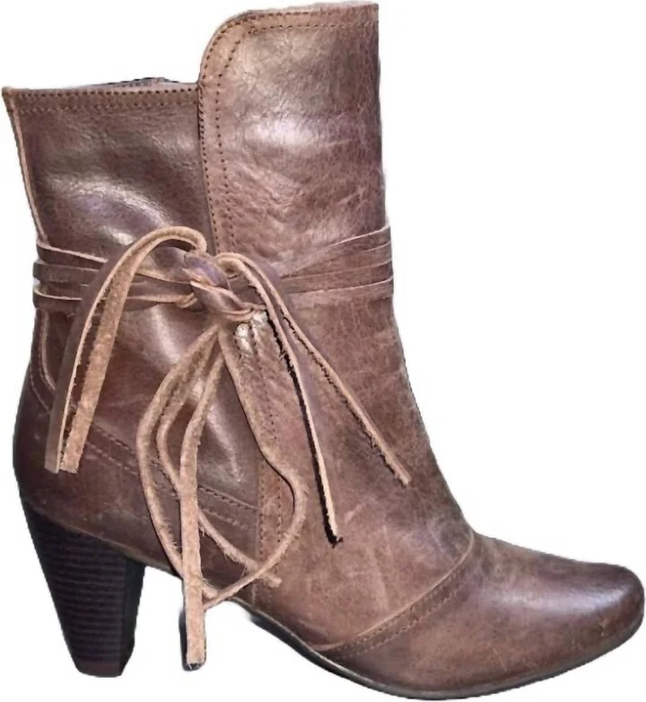 Women's Karen Ankle Boot In Brown