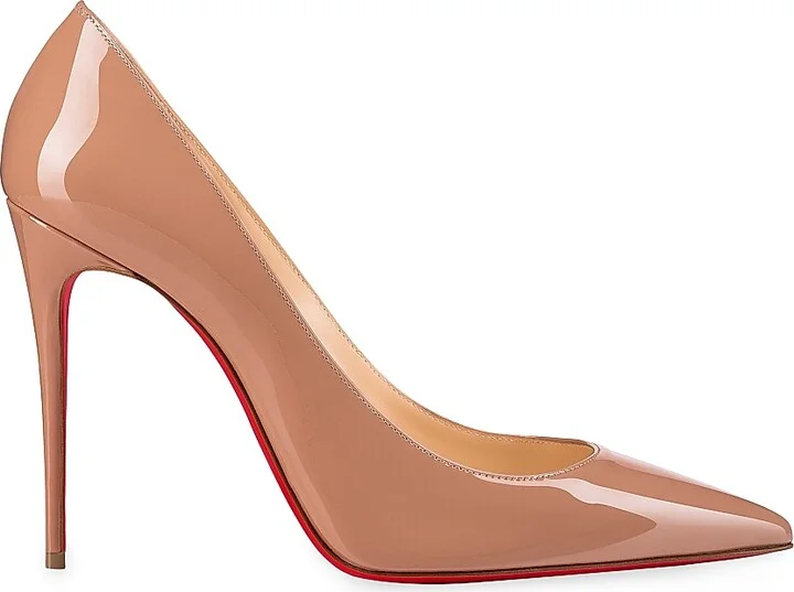 Women's Kate 100MM Patent Leather Pumps - Black - Size 4 - Image 8