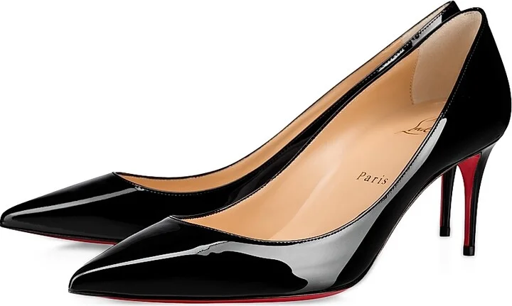 Women's Kate 70MM Patent Leather Pumps - Black - Size 4.5 - Image 2
