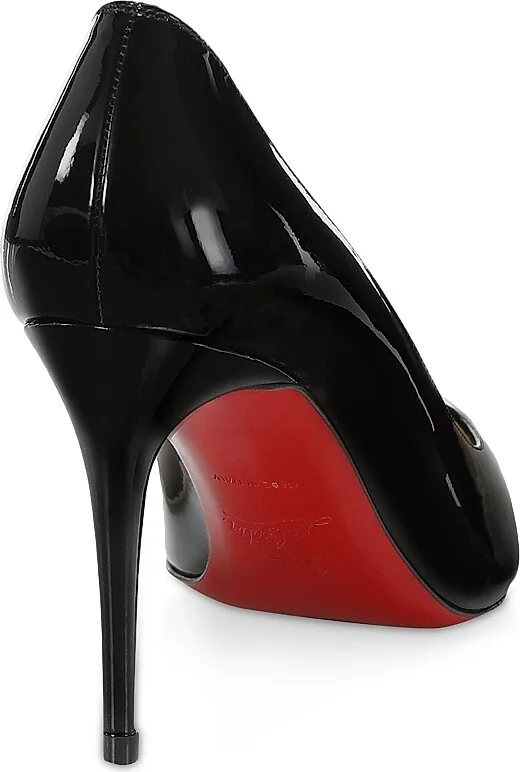 Women's Kate 85MM Patent Leather Pumps - Black - Size 4 - Image 2