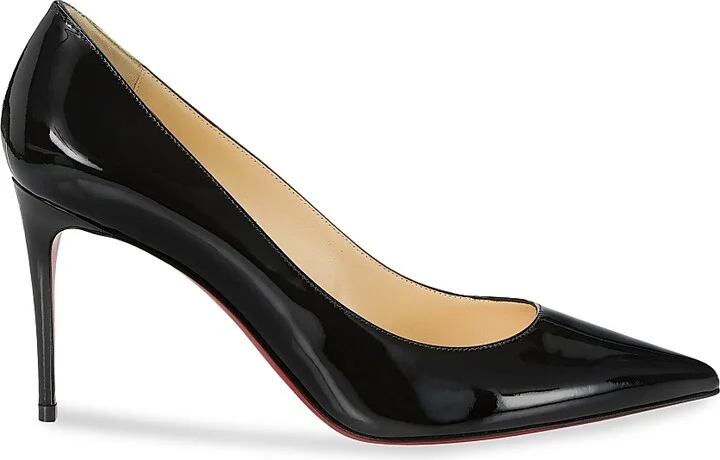 Women's Kate 85MM Patent Leather Pumps - Black - Size 4
