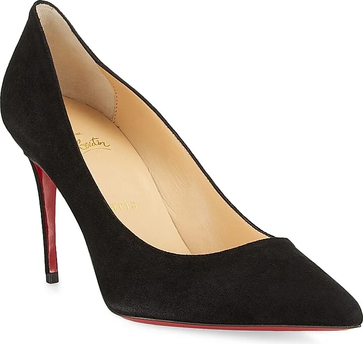 Women's Kate 85MM Suede Pumps - Black - Size 9 - Image 2