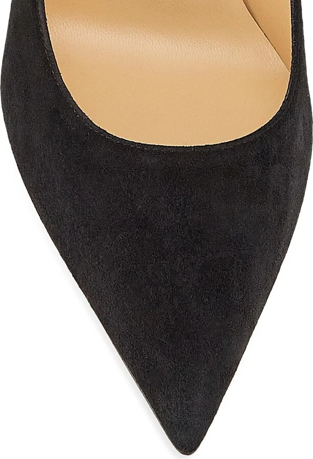 Women's Kate 85MM Suede Pumps - Black - Size 9 - Image 4