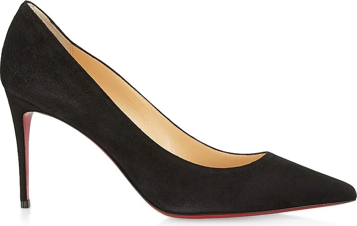 Women's Kate 85MM Suede Pumps - Black - Size 9