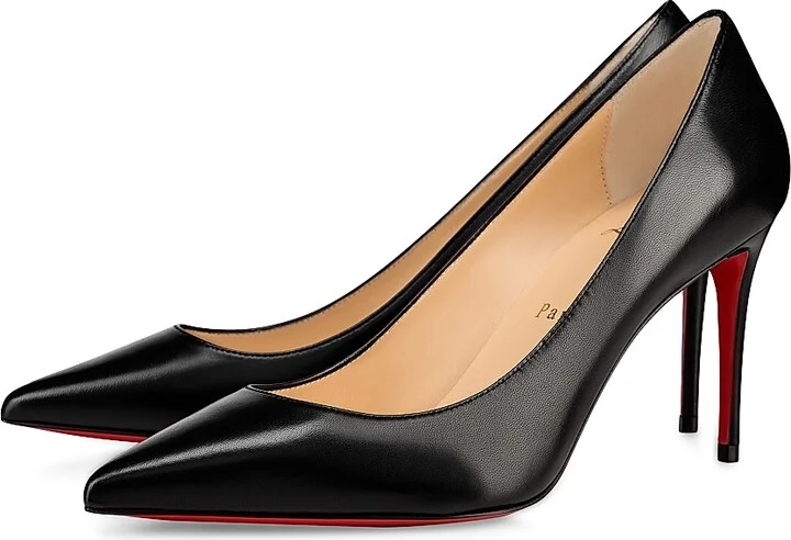 Women's Kate Calf Leather 85MM Pumps - Black - Size 9 - Image 2
