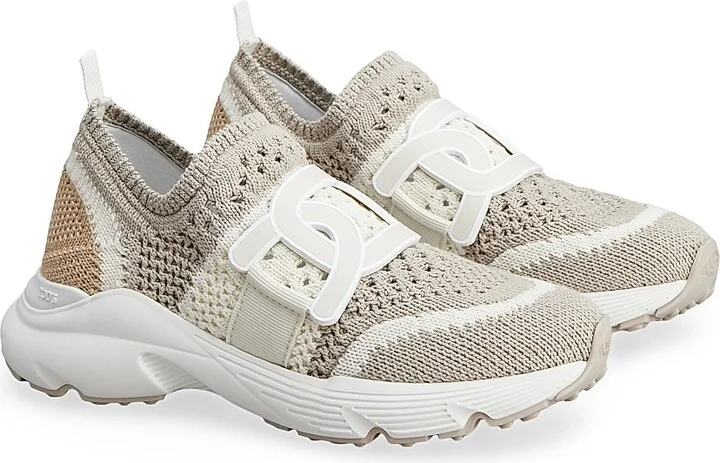 Women's Kate Crochet Slip-On Sneakers - Beige Multi - Size 8 - Image 2