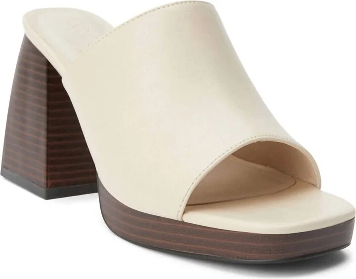 Women's Kate Mule Heels In Bone