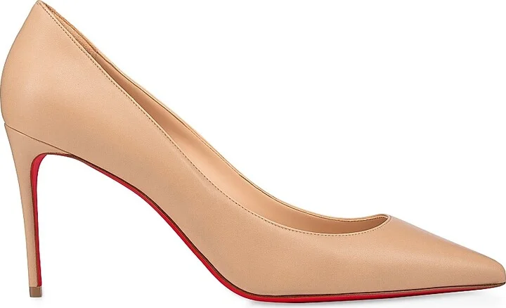 Women's Kate Nappa Leather 85MM Pumps - Nude 1 - Size 11