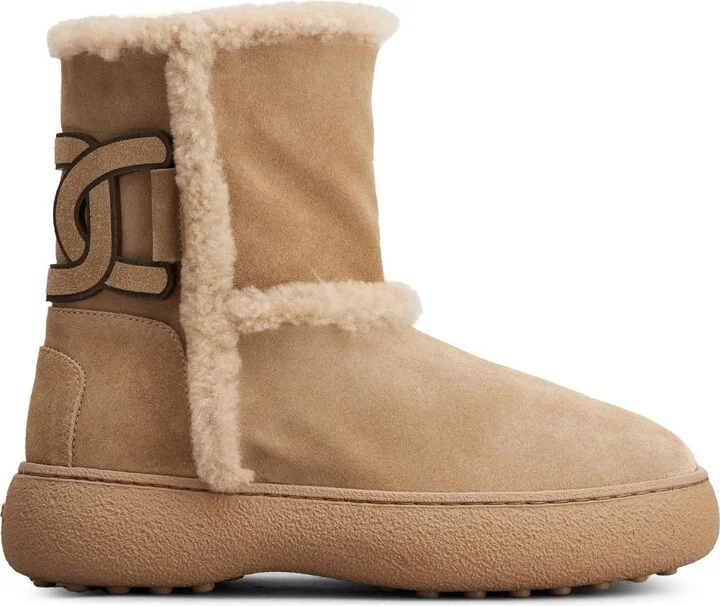Women's Kate Suede And Shearling Ankle Boots