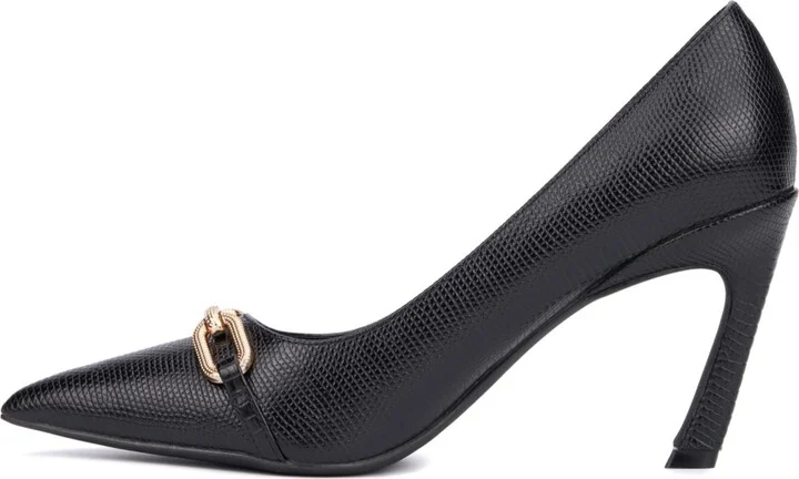 Women's Katerina- Lizard Embossed Pump Heels - Image 6