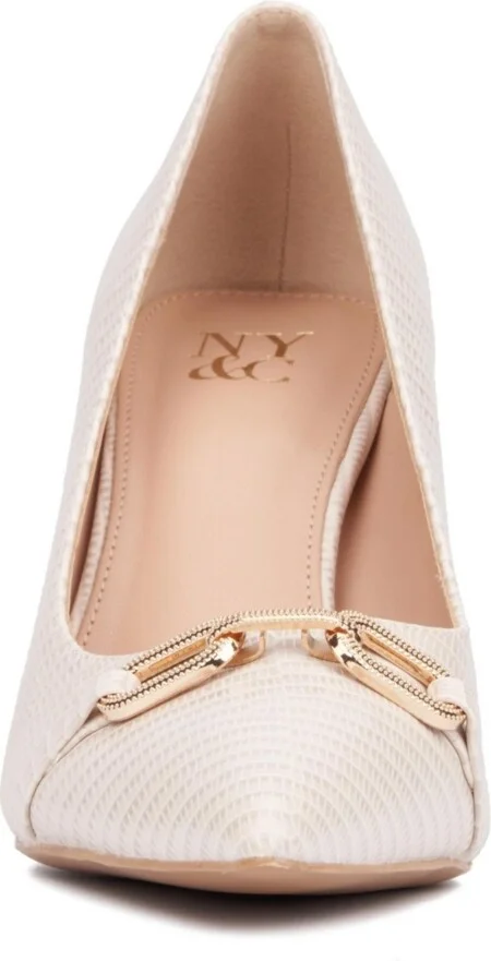 Women's Katerina- Lizard Embossed Pump Heels - Image 8
