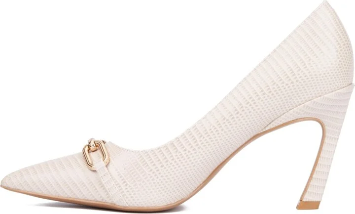 Women's Katerina- Lizard Embossed Pump Heels - Image 10