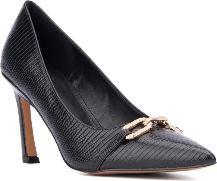 Women's Katerina- Lizard Embossed Pump Heels
