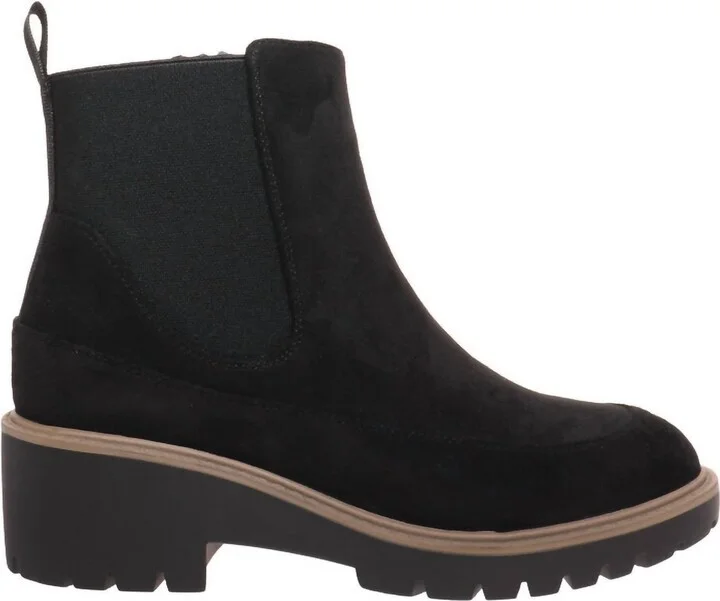 Women's Kathleen Suede Boots In Black