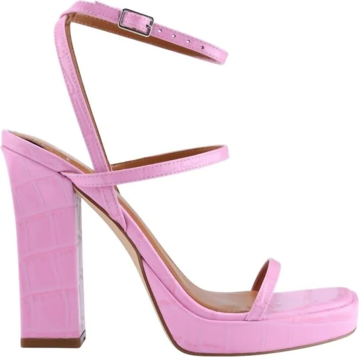 Women's Katin Heels In Medium Pink