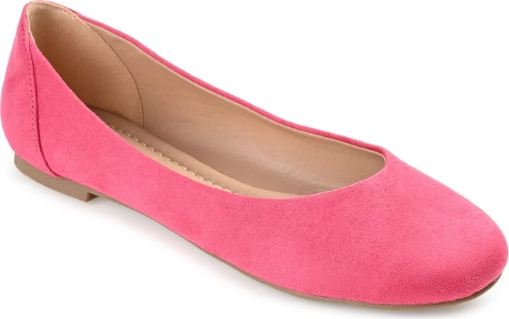 Womens Kavn Medium and Wide Width Comfort Insole Slip On Round Toe Ballet Flats