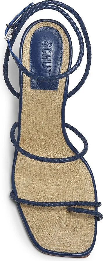 Women's Kaya 100MM Leather Stiletto-Heel Sandals - Infinite Blue - Size 6.5 - Image 4