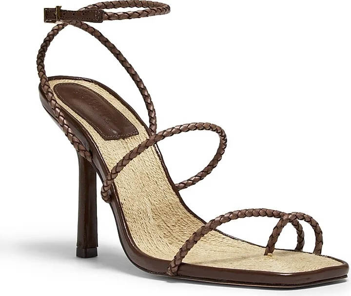 Women's Kaya 100MM Stiletto-Heel Sandals - Desert Brown - Size 6.5 - Image 2