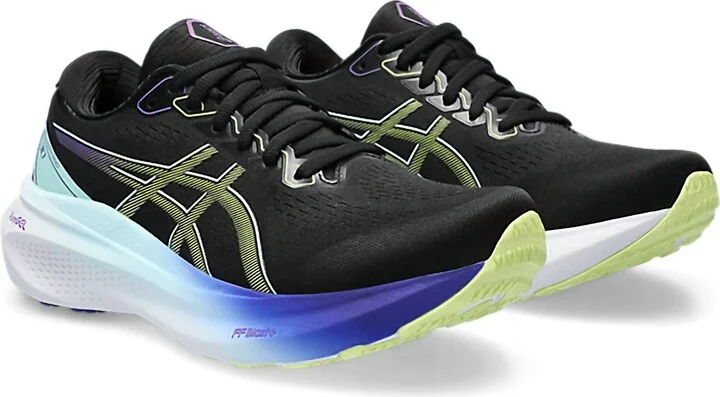 Women's Kayano 30 Shoes In Black/glow Yellow