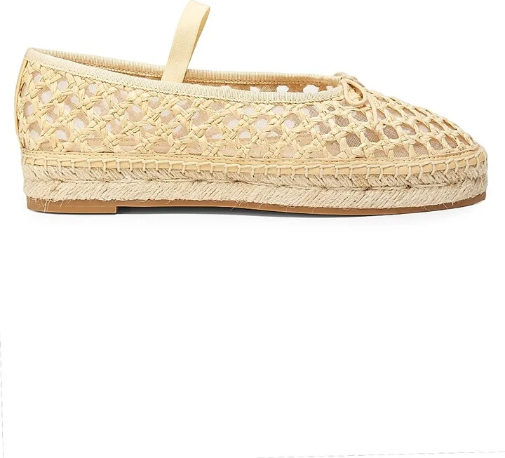 Women's Kayla Raffia Ballet Espadrilles - Natural - Size 10.5