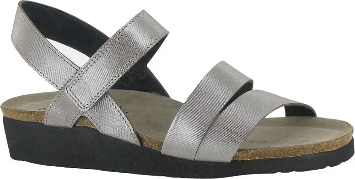 Women's Kayla Sandal In Silver Threads