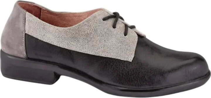 Women's Kedma Loafer Shoes - Medium In Soft Black/speckled Beige/smoke Gray