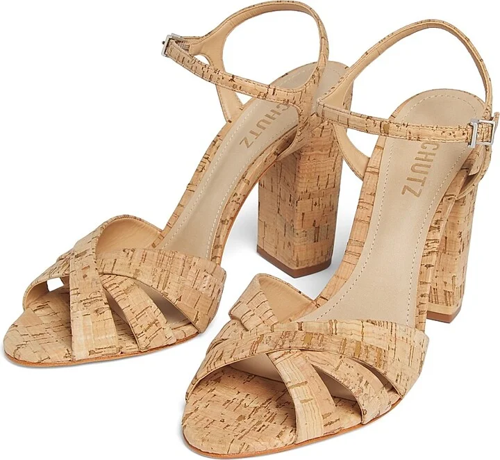 Women's Keefa Crisscross Cork Sandals - Natural - Size 6.5 - Image 2