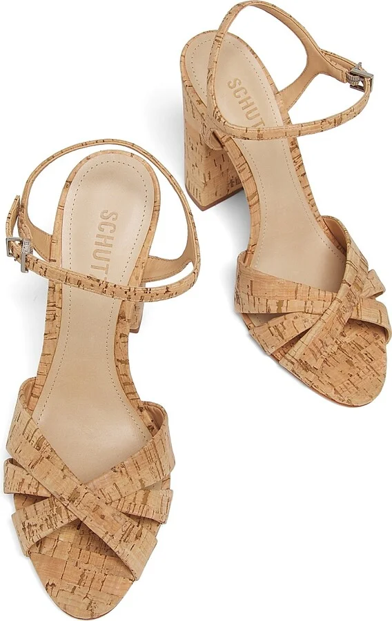 Women's Keefa Crisscross Cork Sandals - Natural - Size 6.5 - Image 4