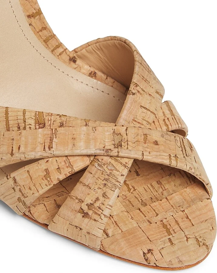 Women's Keefa Crisscross Cork Sandals - Natural - Size 6.5 - Image 6
