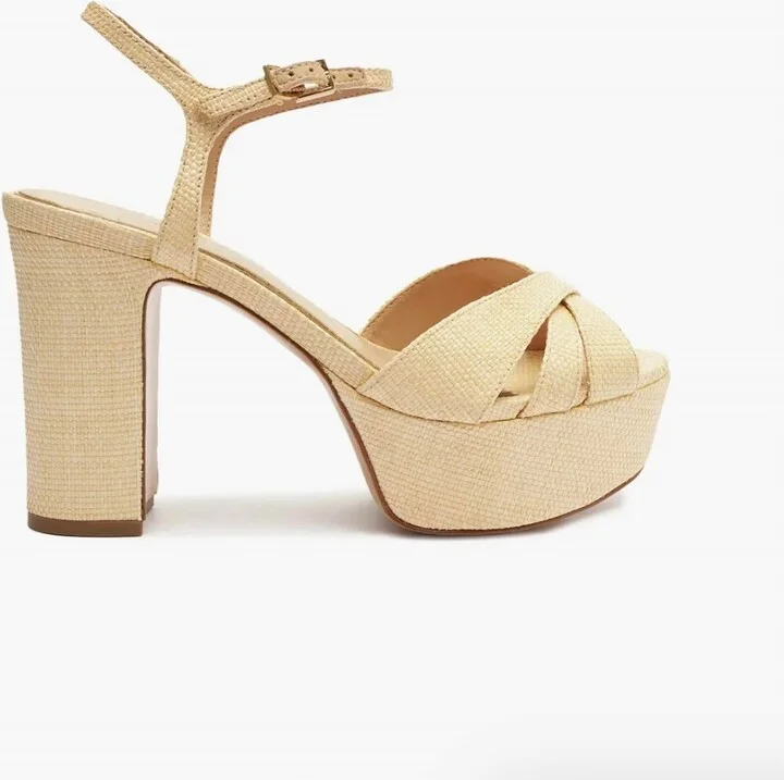 Women's Keefa Heel In Natural/light Wood