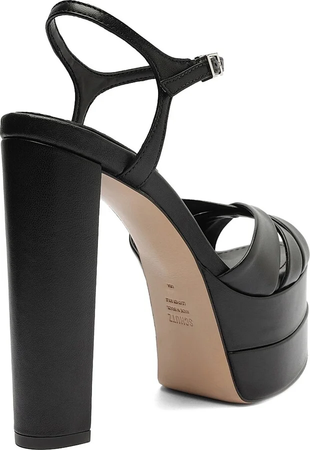Women's Keefa High Leather Pumps - Black - Size 6.5 - Image 3