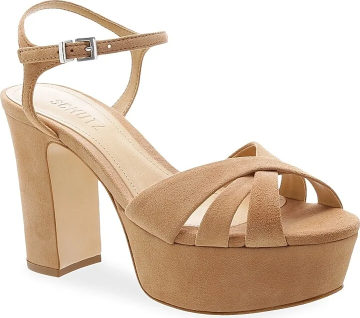 Women's Keefa Suede Platform Sandals - Black - Size 5 - Image 7