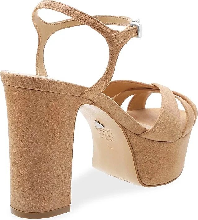 Women's Keefa Suede Platform Sandals - Black - Size 5 - Image 8