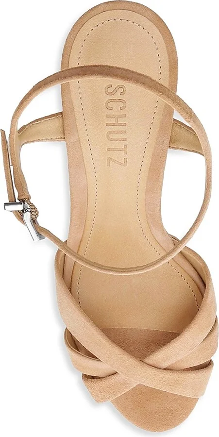 Women's Keefa Suede Platform Sandals - Black - Size 5 - Image 10