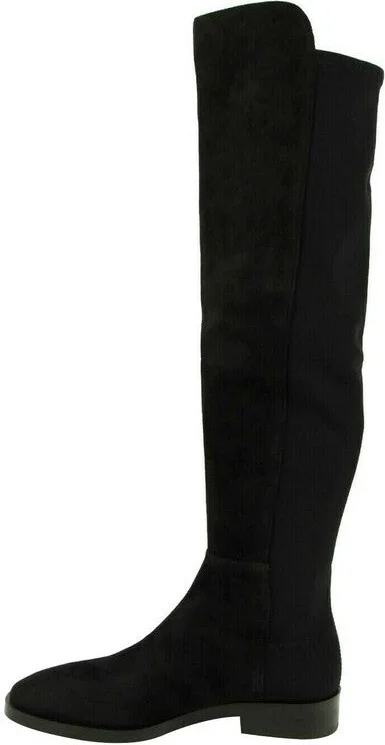 Women's Keelan Black Suede With Logo Over The Knee Boots (40 EU / 9.5 B US) - Image 4