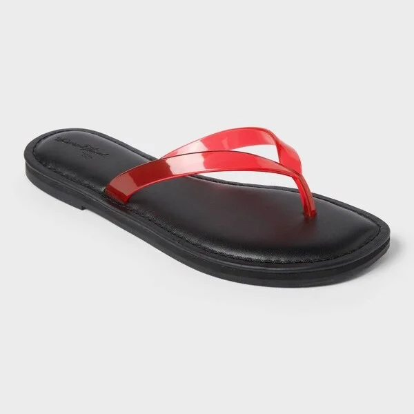 Women's Keilani Thong Flip Flops - Universal Thread™ : Memory Foam, Slip On, Square Toe