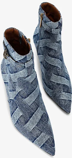 Womens Kensington Flexi Denim Ankle Boots Eur 39 / 6 Uk Women - Image 2