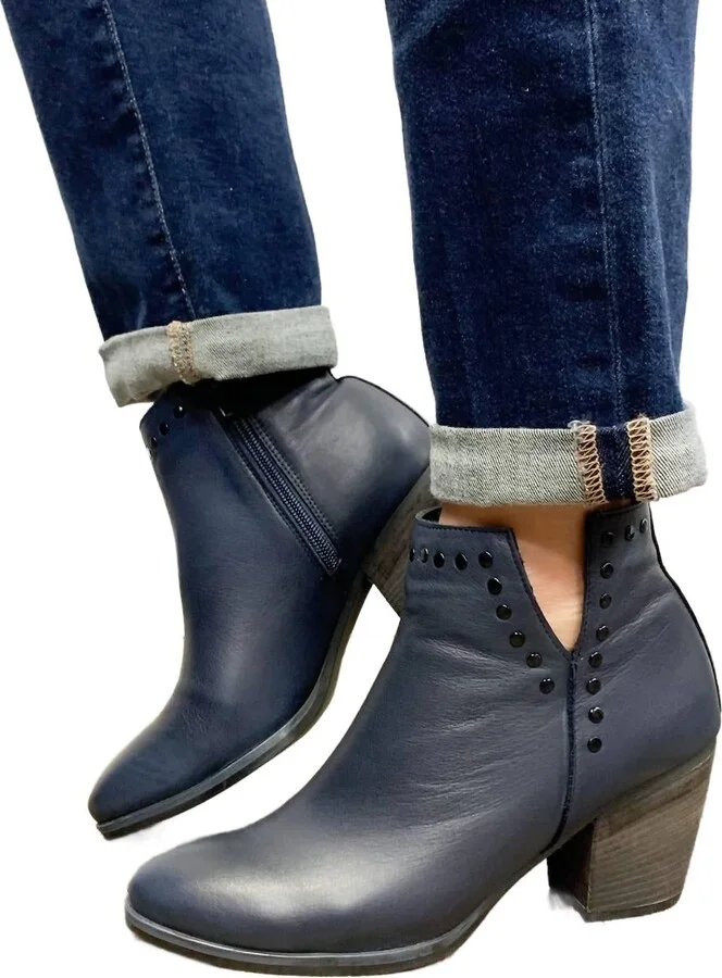 Women's Keyah Ankle Boot In Navy