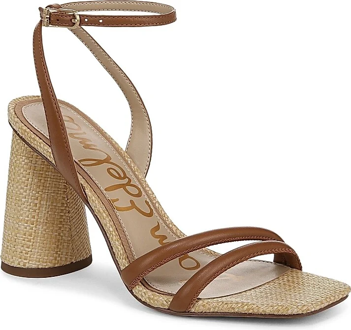 Women's Kia 90MM Strappy Leather Sandals - Saddle - Size 6.5 - Image 2
