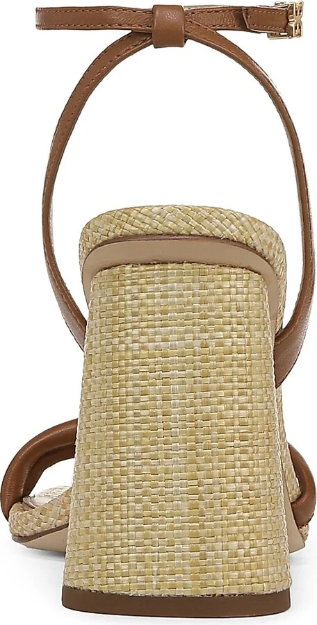 Women's Kia 90MM Strappy Leather Sandals - Saddle - Size 6.5 - Image 3