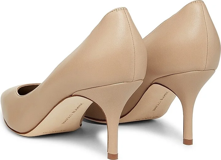Women's Kietta 70MM Lamb Nappa Pumps - Tan - Size 9.5 - Image 3