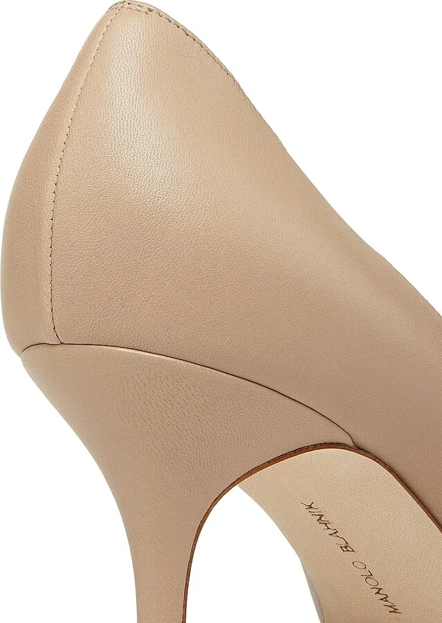Women's Kietta 70MM Lamb Nappa Pumps - Tan - Size 9.5 - Image 5