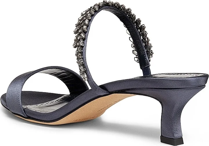 Women's Kifasan 50MM Mules - Navy - Size 12 - Image 3